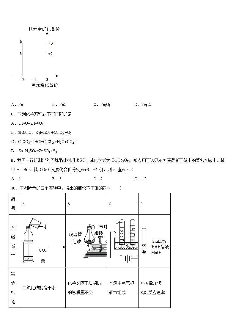 2023-2024学年河北省唐山市路北区九年级化学第一学期期末达标检测模拟试题含答案第3页