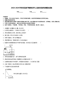 2023-2024学年河北省宁晋县化学九上期末质量检测模拟试题含答案