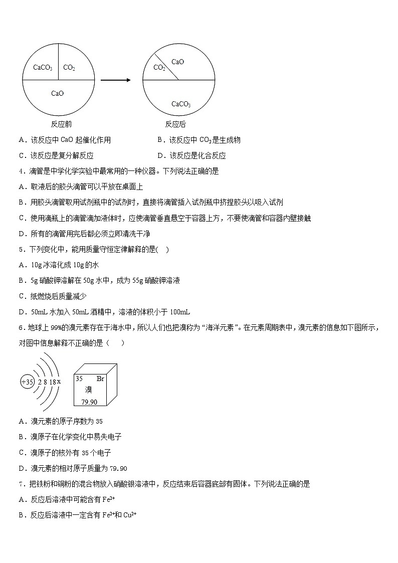2023-2024学年河北省沧州市孟村回族自治县九上化学期末达标检测试题含答案第2页