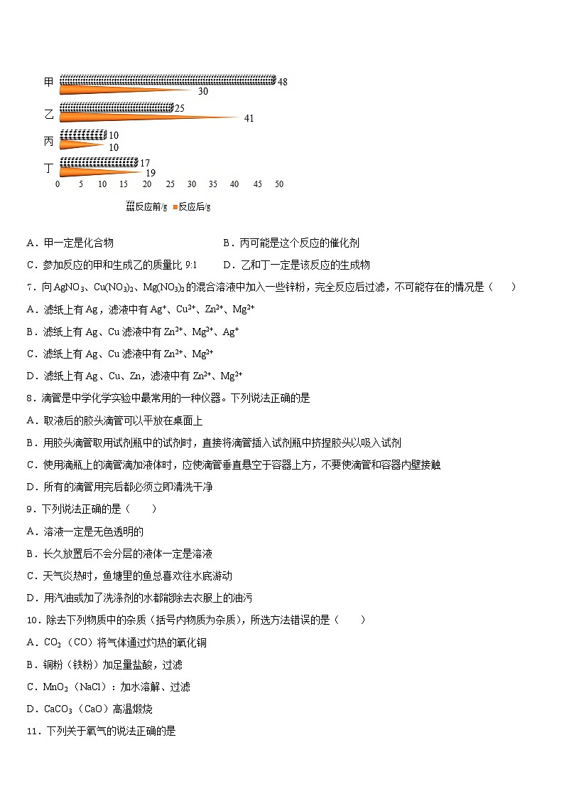 2023-2024学年河北省高碑店市化学九上期末调研模拟试题含答案第3页