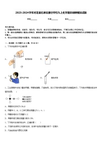 2023-2024学年河北省石家庄部分学校九上化学期末调研模拟试题含答案