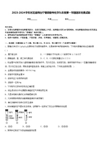 2023-2024学年河北省邢台宁晋县联考化学九年级第一学期期末经典试题含答案