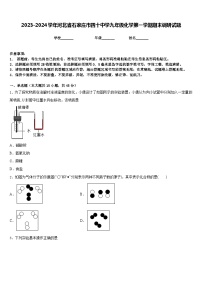 2023-2024学年河北省石家庄市四十中学九年级化学第一学期期末调研试题含答案