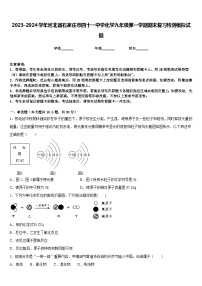 2023-2024学年河北省石家庄市四十一中学化学九年级第一学期期末复习检测模拟试题含答案