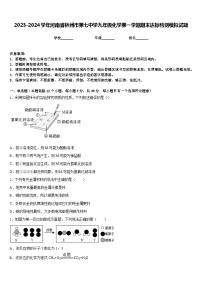 2023-2024学年河南省林州市第七中学九年级化学第一学期期末达标检测模拟试题含答案