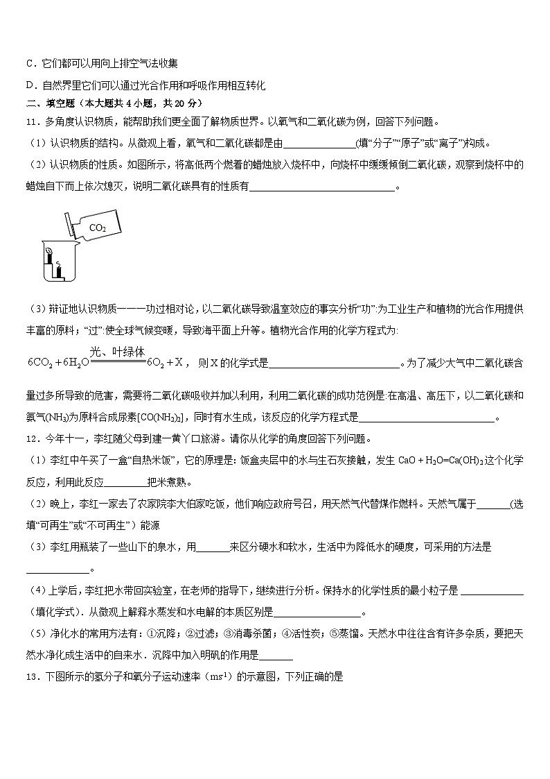 2023-2024学年河南省汝州九年级化学第一学期期末综合测试试题含答案第3页