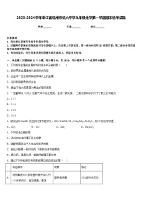 2023-2024学年浙江省杭州市杭六中学九年级化学第一学期期末统考试题含答案