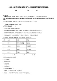 2023-2024学年海南省海口市九上化学期末教学质量检测模拟试题含答案