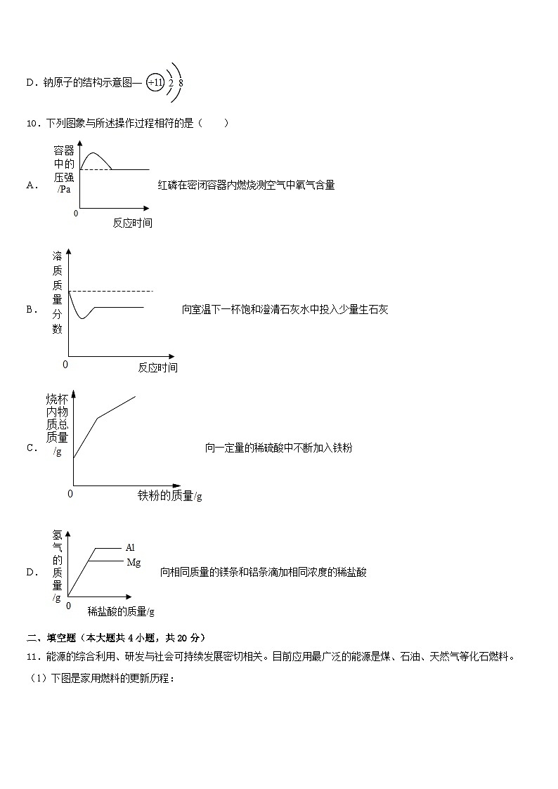 2023-2024学年海南省三亚市妙联学校化学九上期末复习检测试题含答案第3页