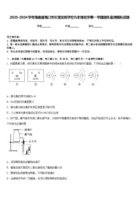 2023-2024学年海南省海口市长流实验学校九年级化学第一学期期末监测模拟试题含答案