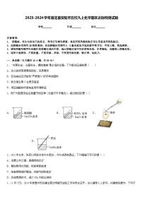 2023-2024学年湖北省安陆市五校九上化学期末达标检测试题含答案