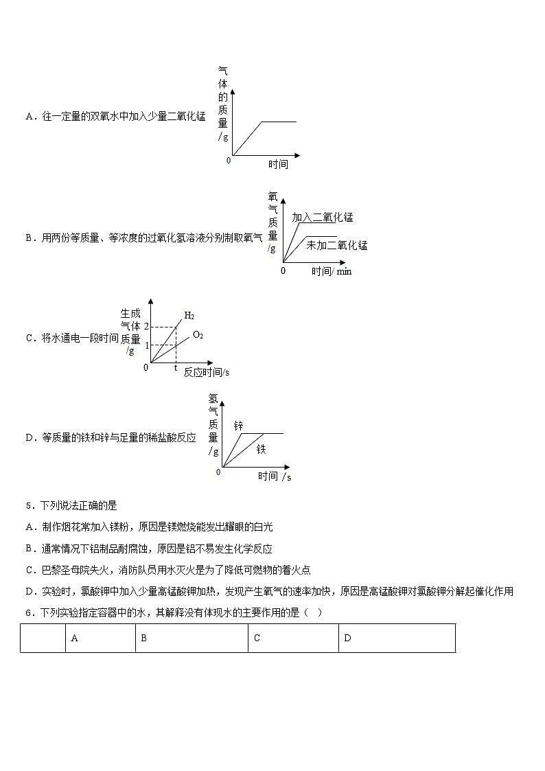 2023-2024学年湖北省宜昌高新区七校联考化学九上期末质量检测模拟试题含答案02