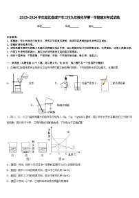 2023-2024学年湖北省咸宁市三校九年级化学第一学期期末考试试题含答案