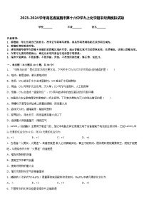 2023-2024学年湖北省宜昌市第十六中学九上化学期末经典模拟试题含答案