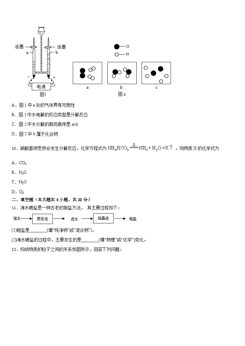 2023-2024学年湖北省鄂州市九上化学期末质量检测模拟试题含答案第3页