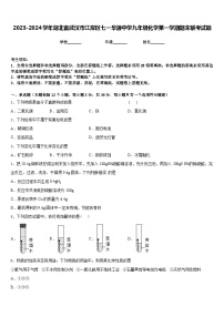 2023-2024学年湖北省武汉市江岸区七一华源中学九年级化学第一学期期末联考试题含答案