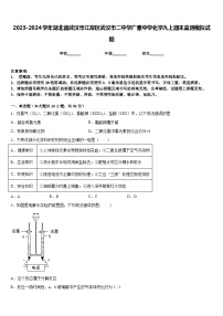 2023-2024学年湖北省武汉市江岸区武汉市二中学广雅中学化学九上期末监测模拟试题含答案