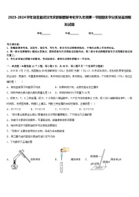 2023-2024学年湖北省武汉市求新联盟联考化学九年级第一学期期末学业质量监测模拟试题含答案