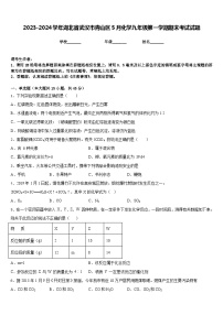 2023-2024学年湖北省武汉市青山区5月化学九年级第一学期期末考试试题含答案