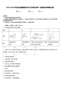 2023-2024学年湖北省襄阳阳光学校九年级化学第一学期期末联考模拟试题含答案