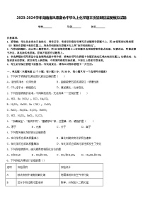 2023-2024学年湖南省凤凰皇仓中学九上化学期末质量跟踪监视模拟试题含答案