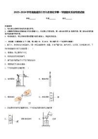 2023-2024学年湖南省洪江市九年级化学第一学期期末质量检测试题含答案