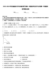 2023-2024学年湖南省长沙市开福区青竹湖湘一外国语学校化学九年级第一学期期末联考模拟试题含答案