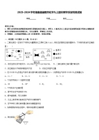 2023-2024学年湖南省益阳市化学九上期末教学质量检测试题含答案