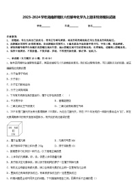 2023-2024学年湖南邵阳区六校联考化学九上期末检测模拟试题含答案