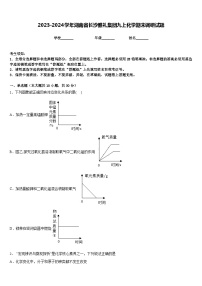 2023-2024学年湖南省长沙雅礼集团九上化学期末调研试题含答案