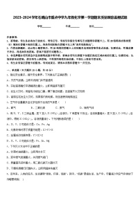 2023-2024学年石嘴山市重点中学九年级化学第一学期期末质量跟踪监视试题含答案