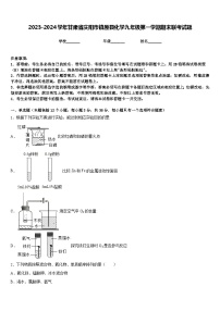 2023-2024学年甘肃省庆阳市镇原县化学九年级第一学期期末联考试题含答案