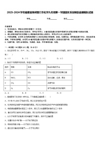 2023-2024学年福建省泉州晋江市化学九年级第一学期期末质量跟踪监视模拟试题含答案