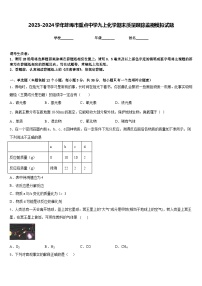 2023-2024学年蚌埠市重点中学九上化学期末质量跟踪监视模拟试题含答案