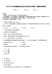 2023-2024学年福建省龙岩市金丰片区化学九年级第一学期期末调研试题含答案