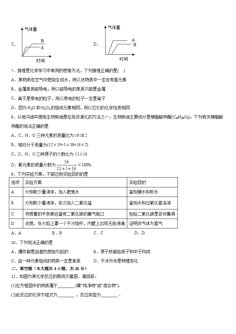 2023-2024学年辽宁省锦州市第七中学九年级化学第一学期期末联考试题含答案第3页
