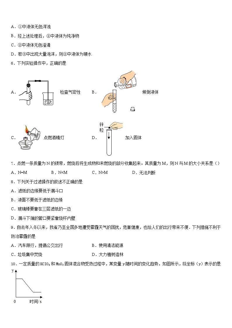2023-2024学年重庆市兼善教育集团九年级化学第一学期期末调研模拟试题含答案第2页