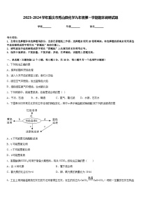 2023-2024学年重庆市秀山县化学九年级第一学期期末调研试题含答案