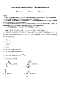 2023-2024学年鞍山市重点中学九上化学期末达标检测试题含答案