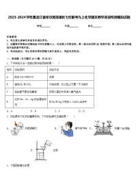 2023-2024学年黑龙江省哈尔滨道里区七校联考九上化学期末教学质量检测模拟试题含答案