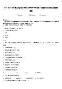 2023-2024学年黑龙江省哈尔滨光华中学化学九年级第一学期期末学业质量监测模拟试题含答案