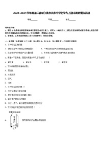 2023-2024学年黑龙江省哈尔滨市风华中学化学九上期末调研模拟试题含答案