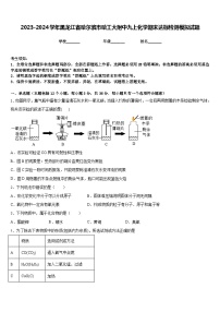 2023-2024学年黑龙江省哈尔滨市哈工大附中九上化学期末达标检测模拟试题含答案