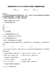 亳州市重点中学2023-2024学年化学九年级第一学期期末联考试题含答案