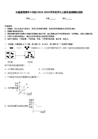 云南省昆明市4月份2023-2024学年化学九上期末监测模拟试题含答案