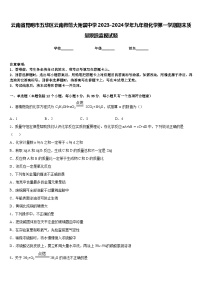 云南省昆明市五华区云南师范大附属中学2023-2024学年九年级化学第一学期期末质量跟踪监视试题含答案