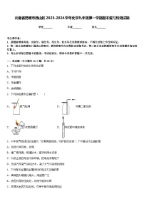 云南省昆明市西山区2023-2024学年化学九年级第一学期期末复习检测试题含答案