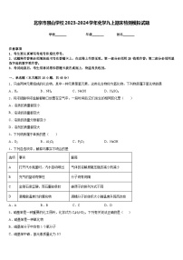 北京市景山学校2023-2024学年化学九上期末检测模拟试题含答案