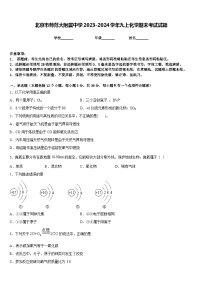 北京市师范大附属中学2023-2024学年九上化学期末考试试题含答案