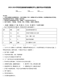 2023-2024学年河北省承德市承德县化学九上期末学业水平测试试题含答案